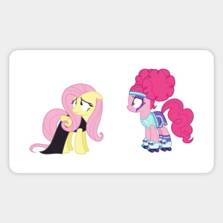 Nightmare Night Fluttershy and Pinkie Pie 2 Magnet